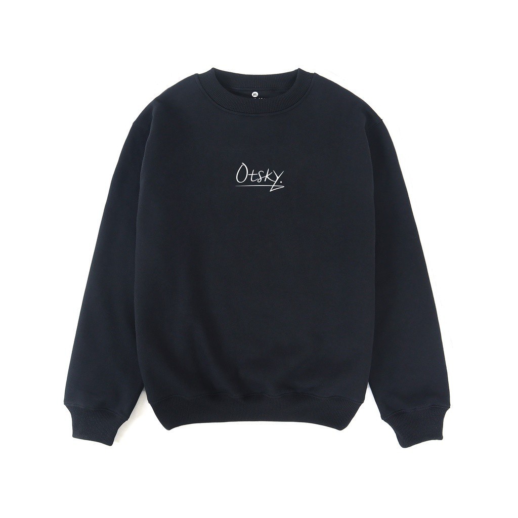 Sweater Crewneck Otsky Otsky Crewneck Underline Premium Sweater Pria Dan Wanita Terbaru