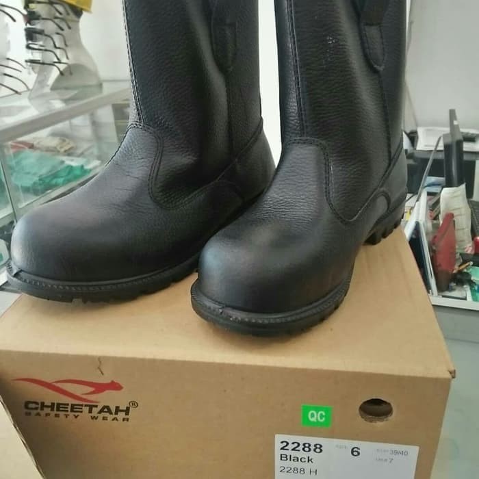 sepatu safety cheetah 2288 H / Sepatu Kerja Safety Cheetah 2288 Hitam