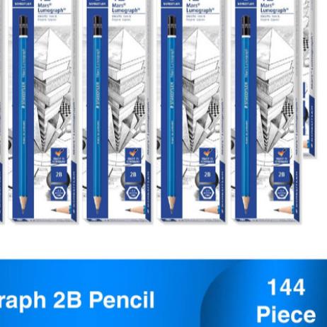 

☼ pensil 2b staedtler lumograph original 100% 1losin ☈
