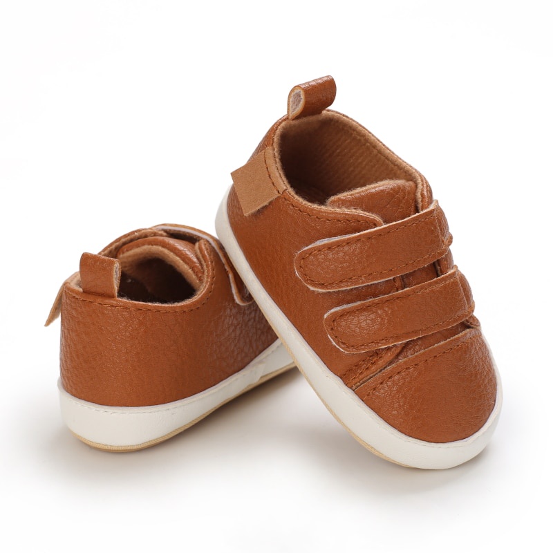 Sepatu Anak Laki Laki &amp; Perempuan - Sepatu Bayi VELCRO TYPE 003 PU Leather - Sepatu Balita Casual Import