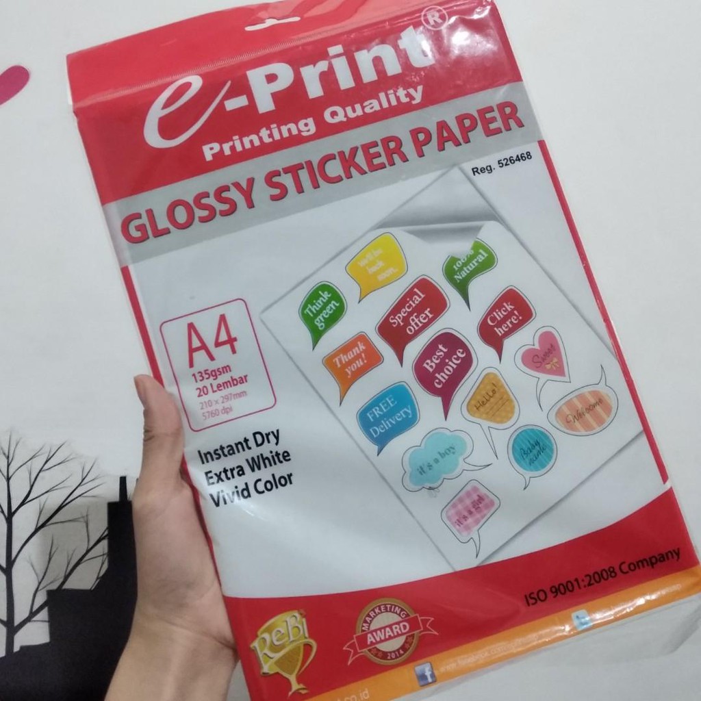 

Sticker A4 Eprint Eceran 135 gsm