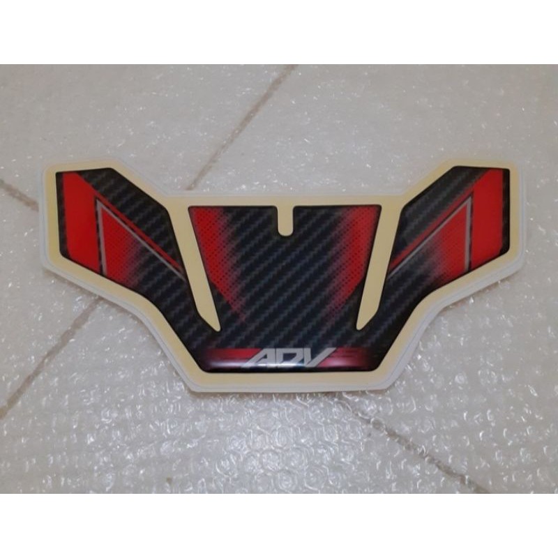 Stiker tailpad lampu stop Honda ADV 160 ADV 150 carbon resin premium