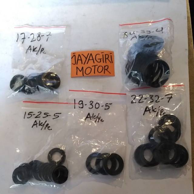 Seal Pompa Oli RPM Starter Magnet Stood Kopling Krug As 34x39x4 17x28x7 19x30x5 22x32x7 15x25x5 Sil