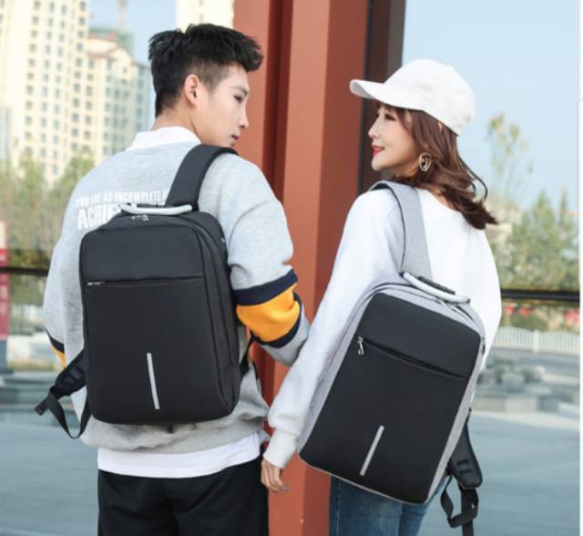 Tas Ransel Anti Maling Smart Bagpack Import ORIGINAL dengan USB Slot bisa COD