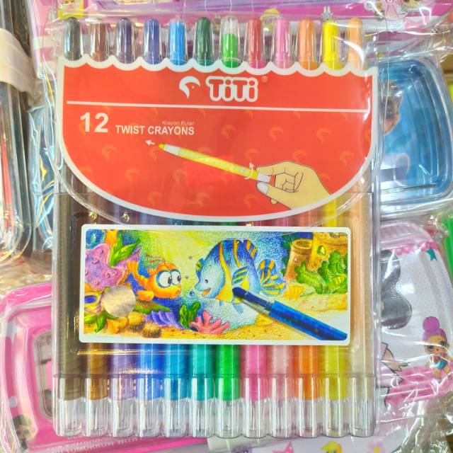 

CRAYON PUTAR 12 WARNA TITI
