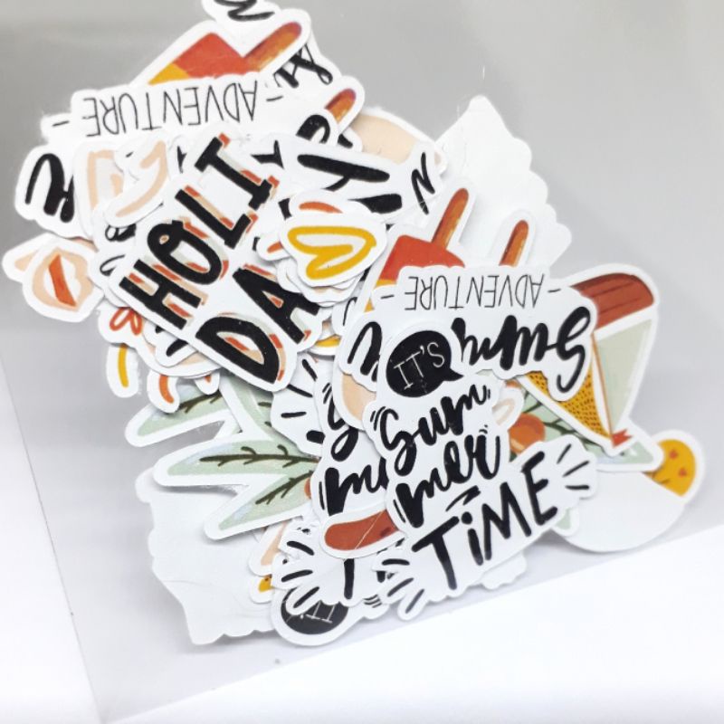 

stiker holiday adventure liburan sticker stickers planner summer