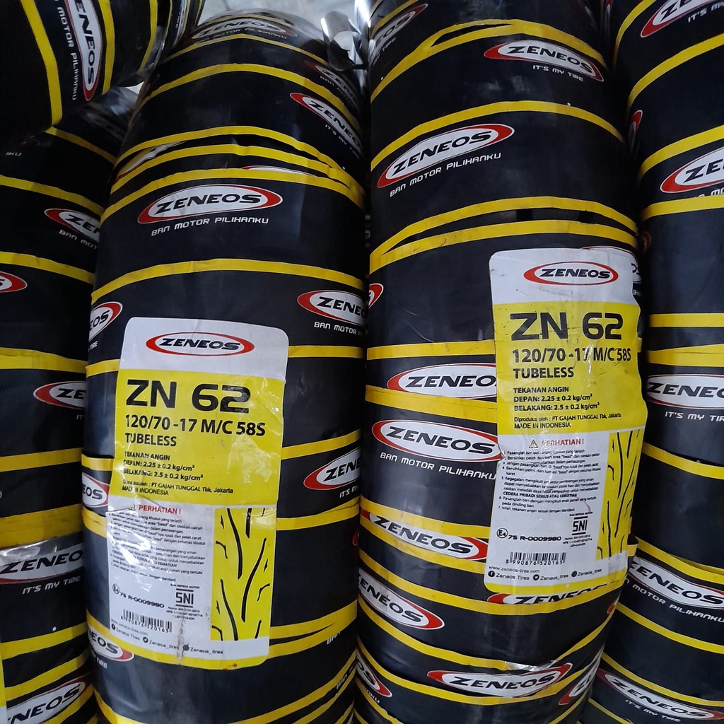 Ban motor sport Zeneos ZN62 120 70 17 tubeless