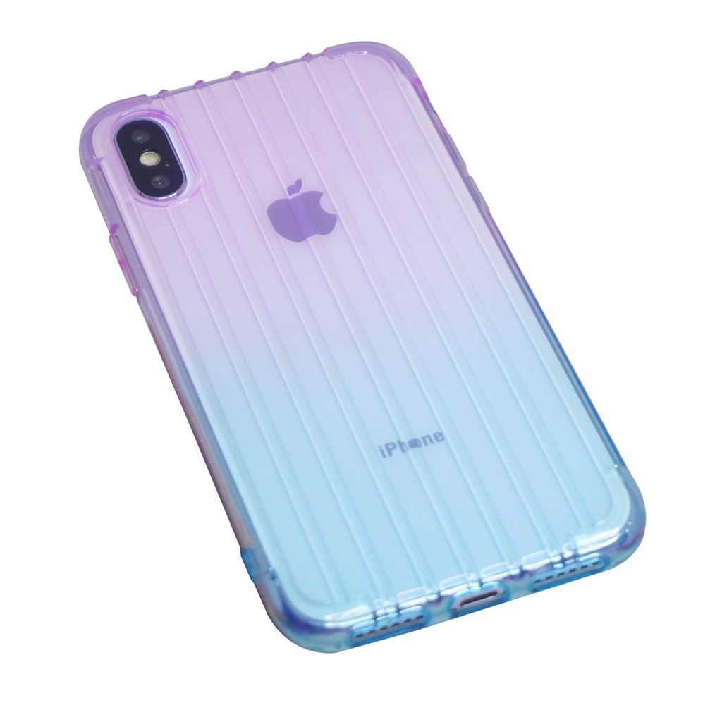 Softcase Clear Iphone 6G  - Iphone 6G+ -  Iphone 7G/SE 2020 -Iphone 7G+ Motif Koper Colorway