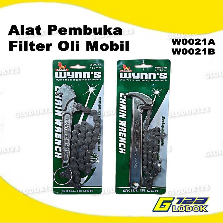 Kunci Oli Filter 6inch,10inch,12inch / Oil Filter Model Rantai W0021