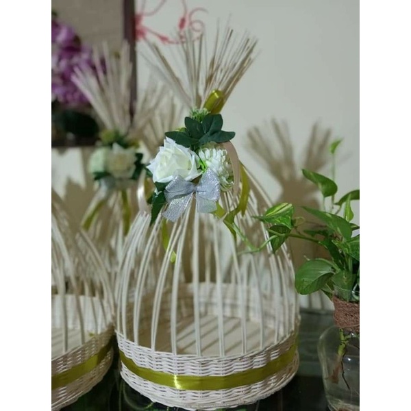 

keranjang sulur murah / keranjang sulur / keranjang jimprak/ keranjang piknik rotan/hantaran/mahar