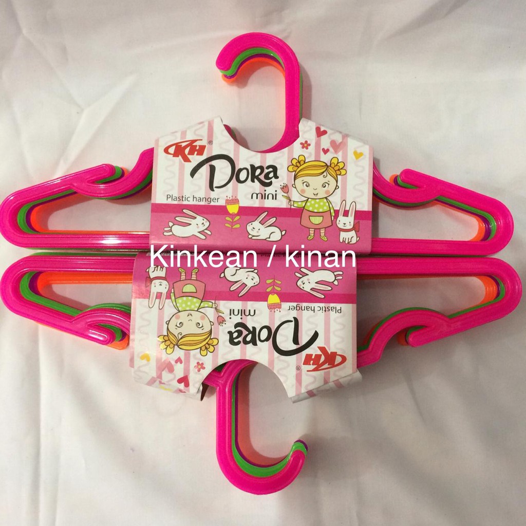 Hanger Baju Anak DORA 1 PAK Isi 12 Buah (GROSIR TAWAR HARGA)