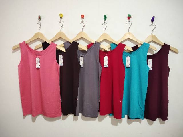 Tanktop Miranda Tali Lebar / Tank Top Miranda / Singlet Wanita Jumbo (XXL) Bahan Rayon Grade A-2
