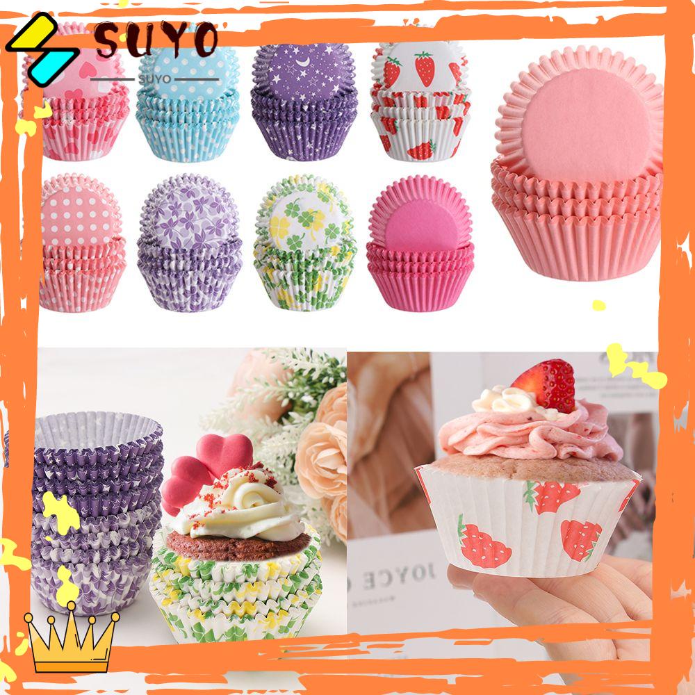 Suyo 100PCS Kotak Cupcake / Muffin Untuk Dapur