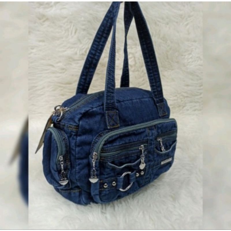 Tas wanita bahan jeans Denim Madeline K 582 ORIGINAL -Tas Selempang wanita levis