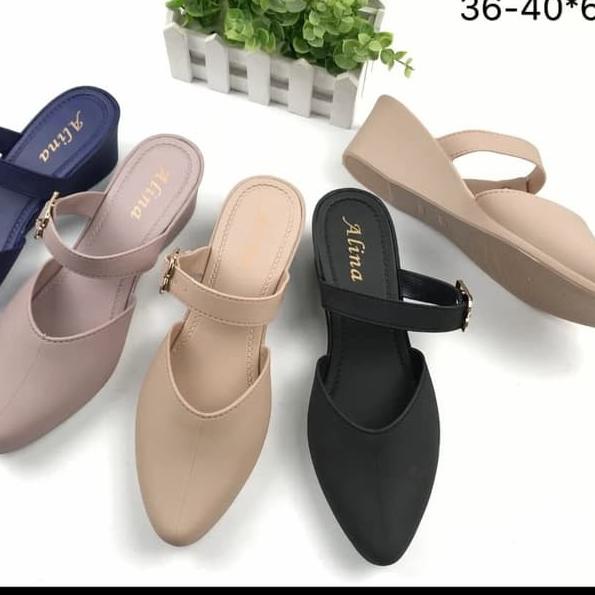 ☃ Sepatu Wanita - Wedges - Wedges Wanita - Sepatu - Wedges Jelly - 611 ➩