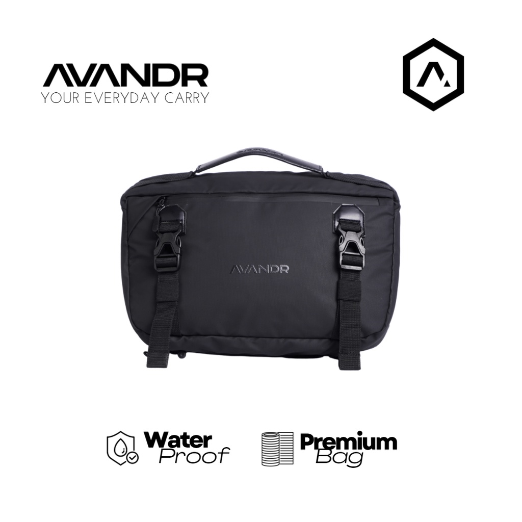 Tas Selempang Pria Avandr X6X Shoulder Bag Laptop Waterproof