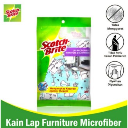 3M Scotch Brite Lap Furniture Microfiber ID 801