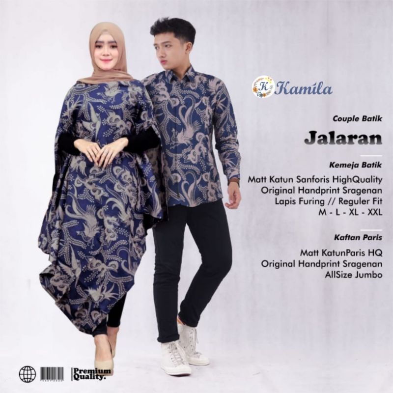 couple kaftan batik