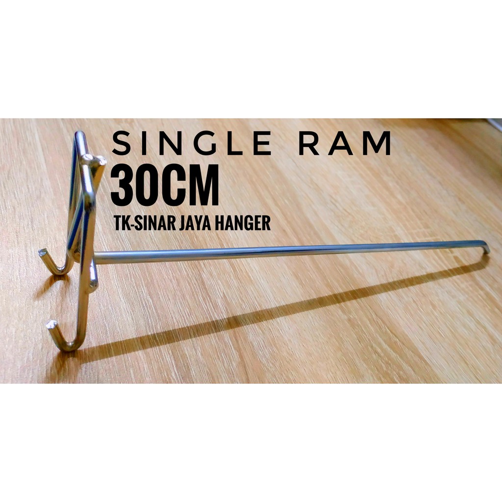 Single Ram 30cm Bahan dari besi stainles steel