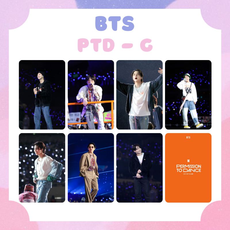 [BTS] PHOTOCARD BANGTAN  BTS PREMISSION TO DANCE