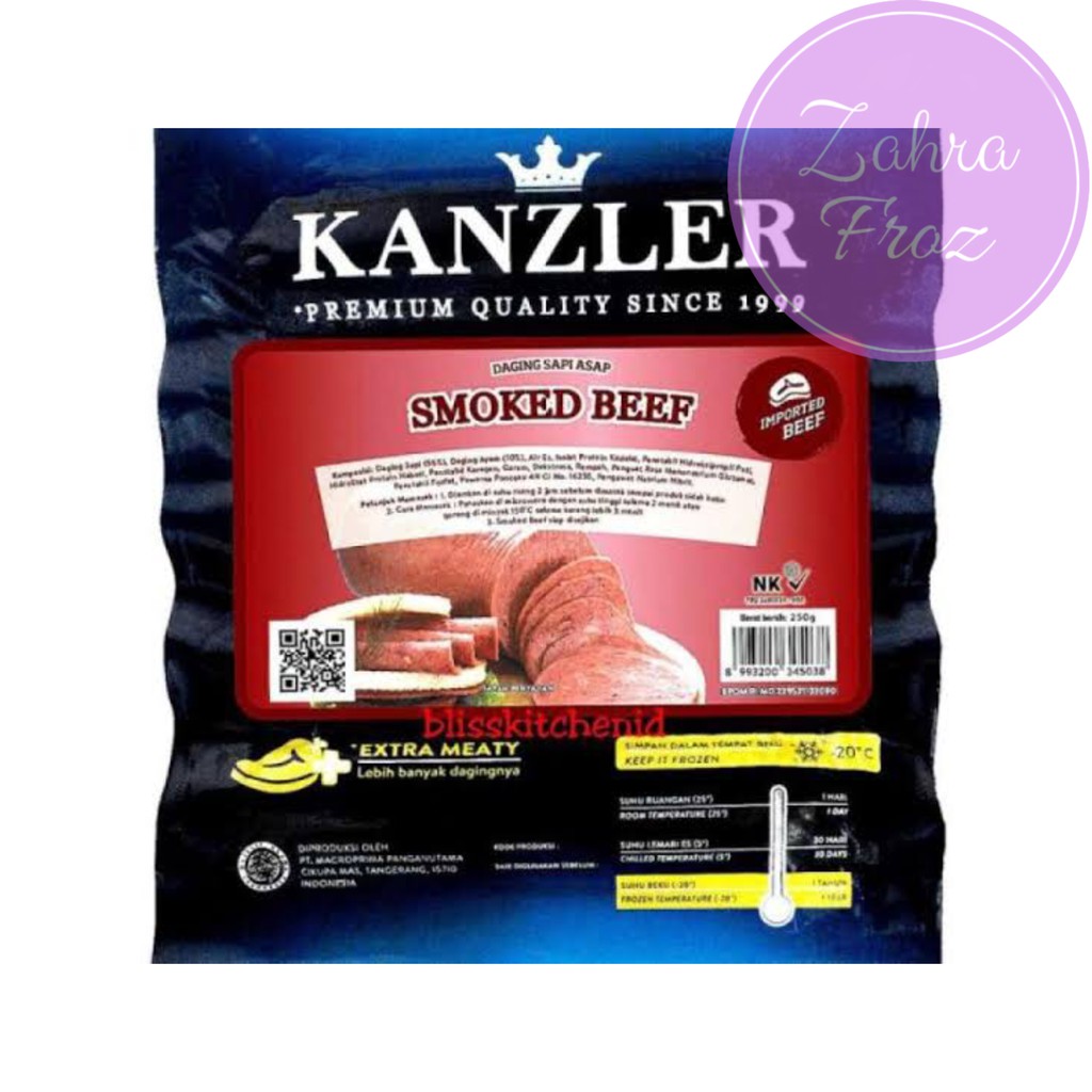 

KANZLER SMOKED BEEF 250GR