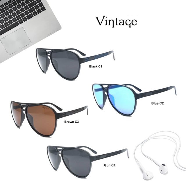 Vintage Sunglasses Polarized ZM0804