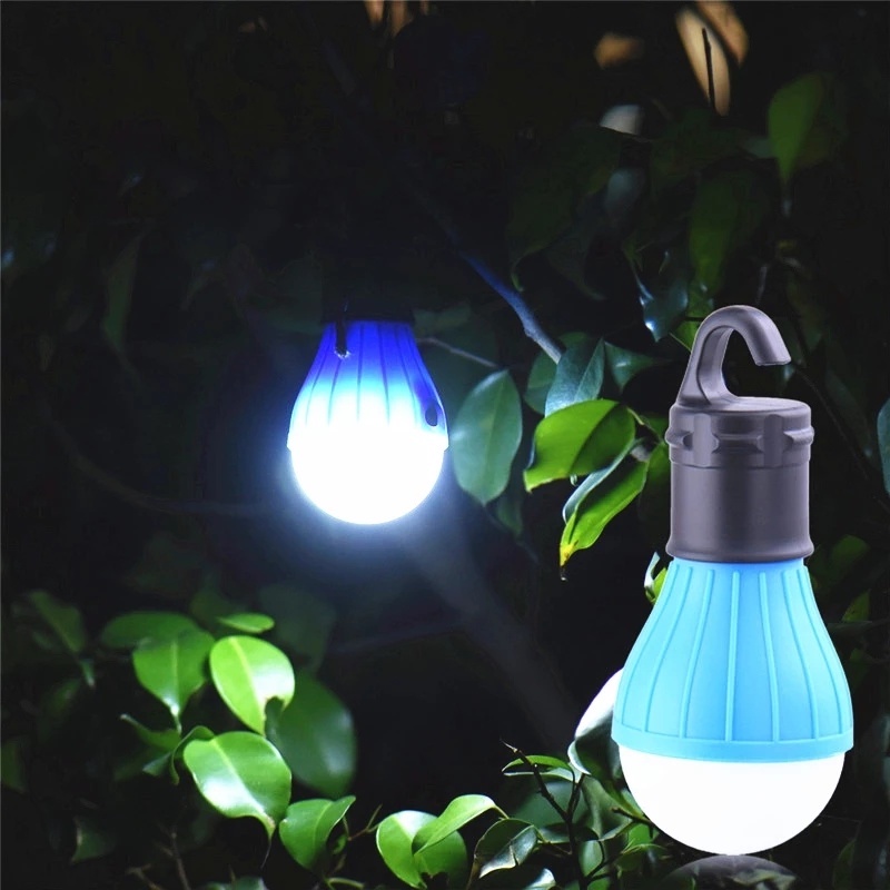 Lampu Bohlam Led Darurat Mini Portable Warna Acak Untuk Tenda Outdoor