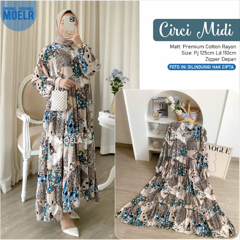 Moela Midi Dress Original By Moela Solo