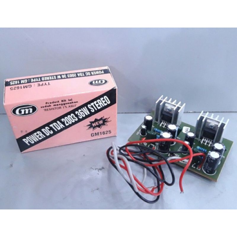 Kit GM 1625 Power DC TDA2003 36 Watt Stereo