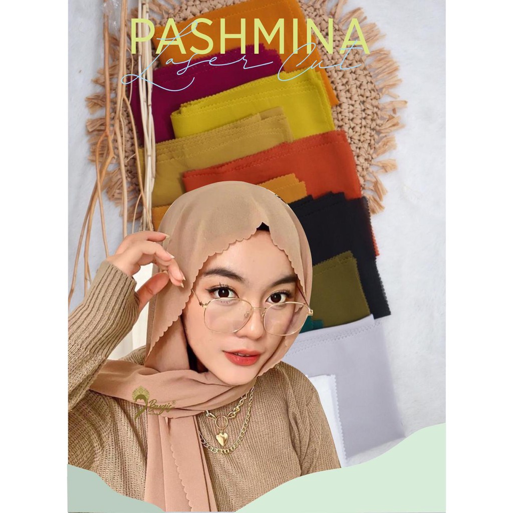 BugisHijab Pashmina Lasercut