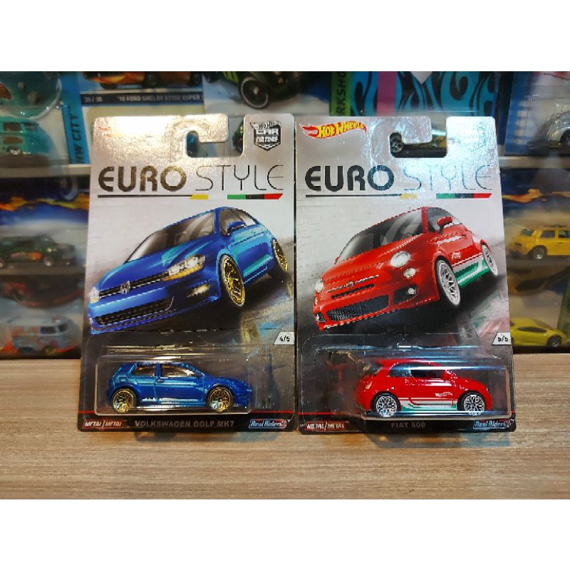 HOT WHEELS EURO STYLE SET ( 5 PCS )