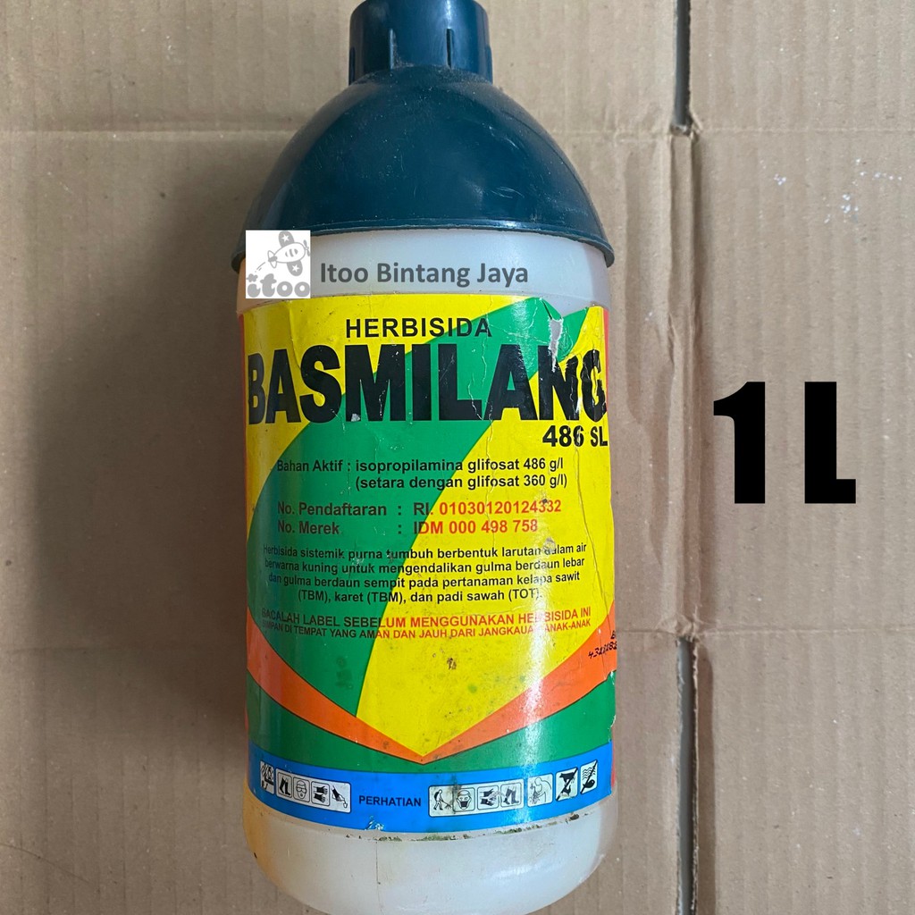 Herbisida Sistemik Purna Tumbuh Basmilang 480 AS 1 Liter