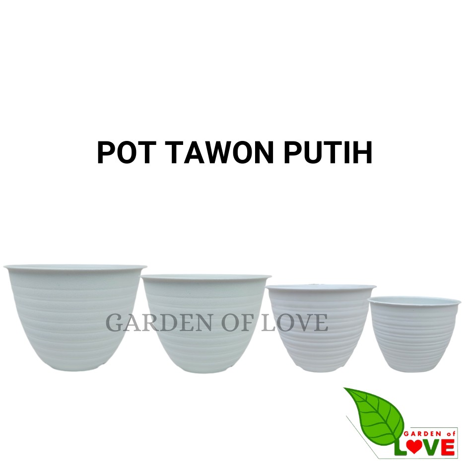 POT MADU 20 PUTIH/ POT TAWON 20/POT GOCCIE 20/POT HPP 20/ POT TAWON 18CM POT TAWON 10 12 15 13 20 21