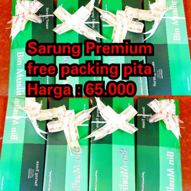 Sarung Bin Muslim premium adem goyor wadimor gajah duduk atlas tenun jumbo samarinda murah souvenir