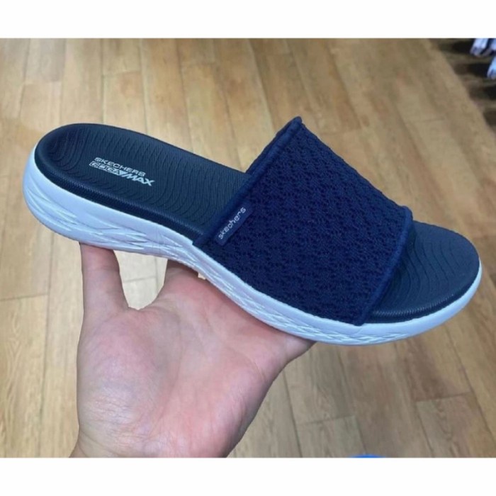 Sandal Slop Wanita Skechers Ori Murah Ready Skechers Gen 5 Navy 36 39 Barang Bagus