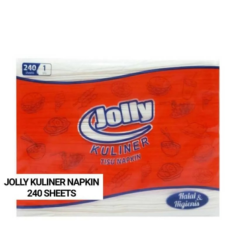 JOLLY KULINER TISU NAPKIN TISU DAPUR 240S 1PLY BISA GOJEK GRAB CARGO REG