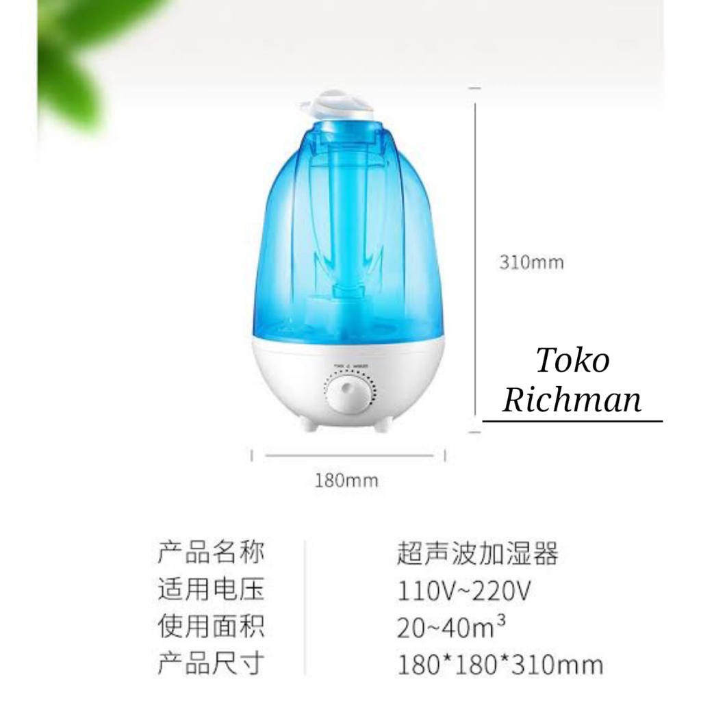 Humidifier Sunnyco SN E238 Pengharum Ruangan Aromatheraphy 16Inci