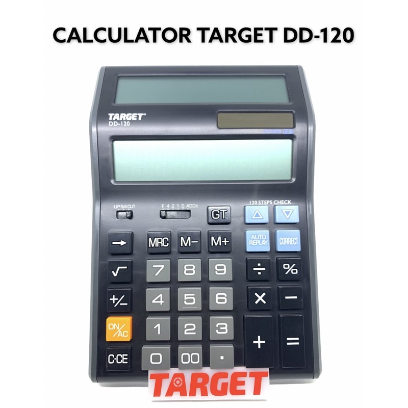 

calculator target DD-120 / kalkulator target DD-120 / kalkulator 2 layar / kalkulator