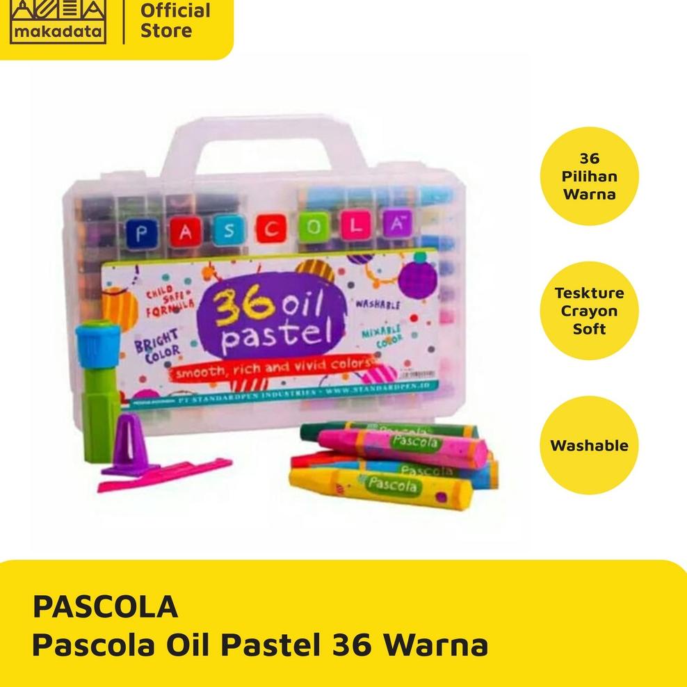 

TOP PRODUCT CRAYON / OIL PASTEL PASCOLA ISI 36 WARNA MURAH ♗ 892
