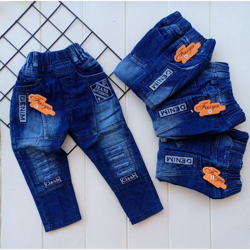 Calana jean panjang anak denim