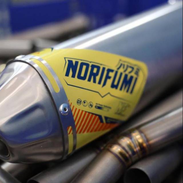 KNALPOT NORIFUMI ORIGINAL TIPE NF STAINLESS KLX150 CRF150 L
