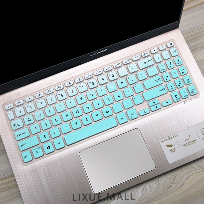 Lixue ASUS Vivobook S15 Keyboard Cover Protector S5300U y5200 y5100 X509 A509 A512 A516 M515 530U S533e ASUS Soft Ultra-thin Silicone Cover Laptop 15.6'' S5300U