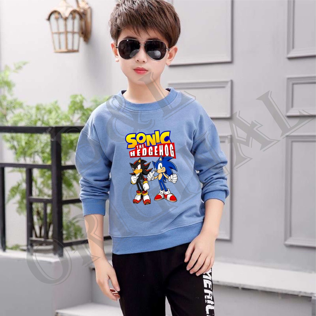 BS//COD//BAJU KAOS ANAK ANAK HEDGEHOG/TANGAN PANJANG GOOD QUALITY