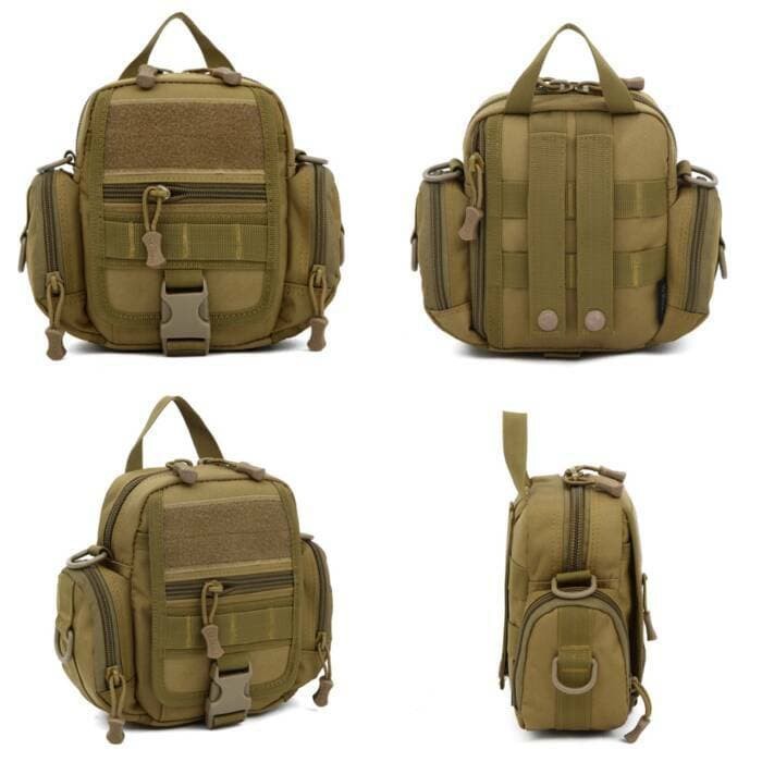 Limited! TAS SELEMPANG ARMY 9005 SLING BAG OUTDOOR ARMY 9005