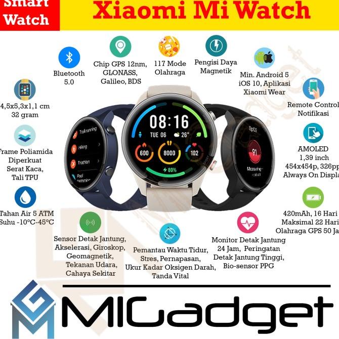 Xiaomi Mi Watch Smartwatch Jam Tangan Xiaomi Watch