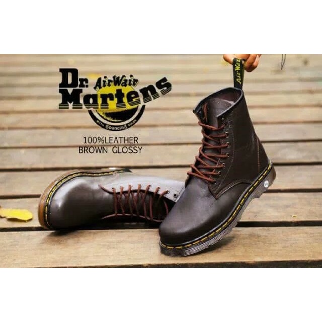 SEPATU DR MARTENS BOOTS HIGH BOOTS KERJA KASUAL PRIA KULIT