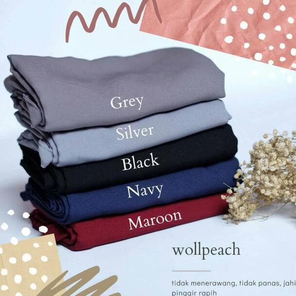 [FaFi] COD hijab bergo Diamond M/Bergo maryam/ nisma sakeena/ diamond hijab tanpa pet/Makassar murah-Grey