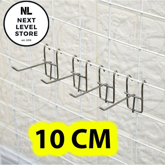 Hook Stainless 10 CM Stik Gantungan Cantelan Ram Aksesoris Cantolan - LINK GROSIR