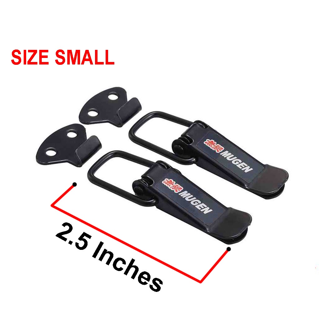 Klip Bumper JDM Small Size Universal Clip Bumper Quick Release Rilis Cepat Sepasang 2PCS - Klip Variasi Mobil Klip Bumper Variasi Clip Bumper Universal Bumper Copot Variasi Clip Bumper Racing Variasi Kancing Bemper Pengait Klem Body Mobil