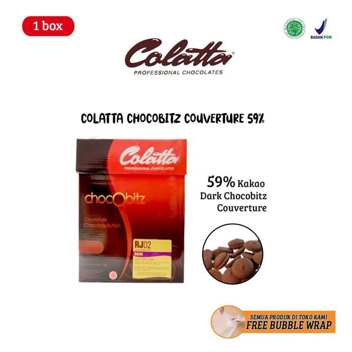 Colatta Chocobitz Dark Couverture Coklat [1 Box]